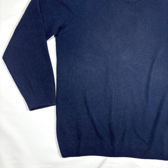 Native World New Zealand Blue Possum Merino Wool Silk Pullover Sweater Mens XL - Picture 3 of 8